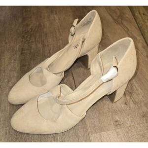 LifeStride Tracy Shoes Womens Size 10w Block Heel Mary Jane‎ Strap Dress Comfort